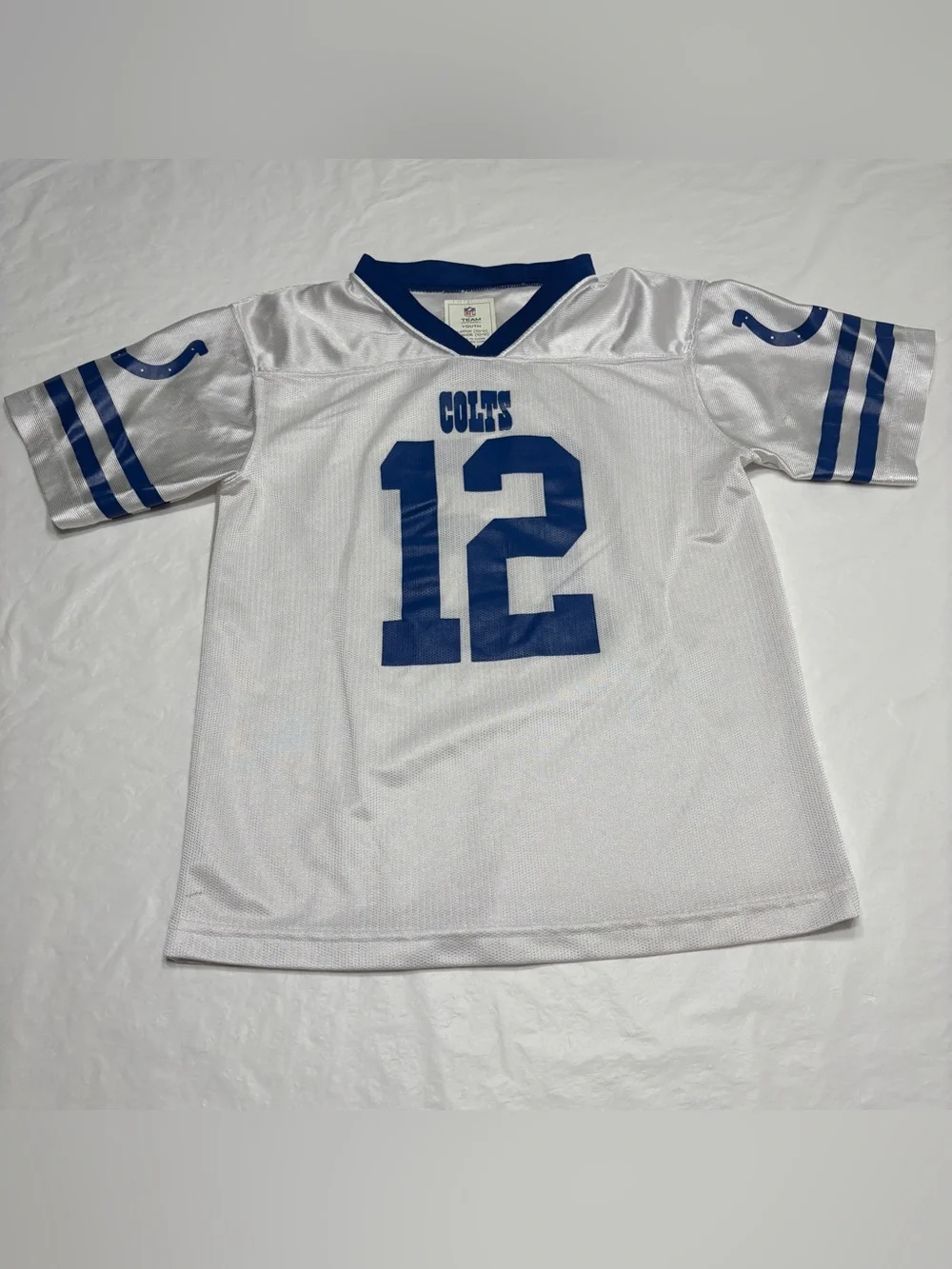 NFL Indianapolis Colts Andrew Luck #12 White Jersey Youth Large 10/12